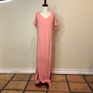 Ultra Soft Pink Casual Dress